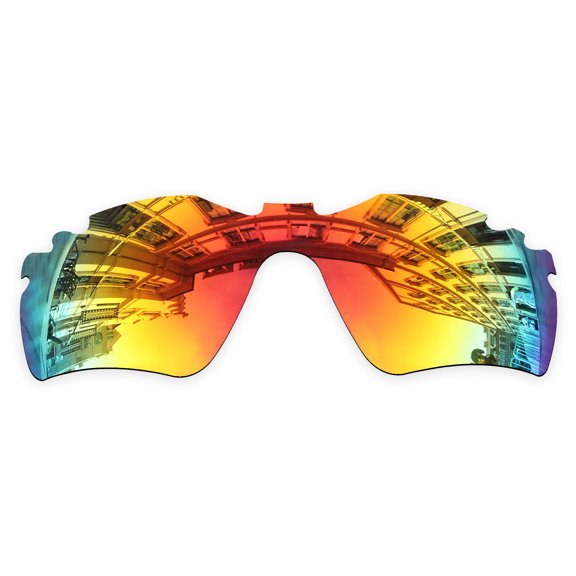 Vonxyz Ruby MirrorCoat Polarized Lenses Replacement for Oakley Radar Path Vented Sunglass