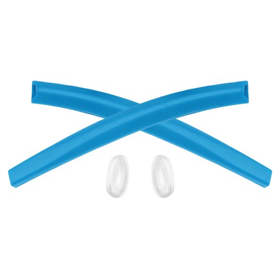 Vonxyz Sky Blue Replacement Earsocks Nosepieces Rubber Kits for Oakley Deviation OO4061 Sunglasses