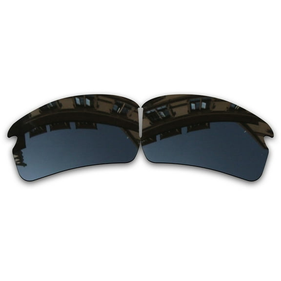 Vonxyz Stealth Black Polarized Lenses Replacement for Oakley Flak 2.0 Asian Fit OO9271 Sunglass