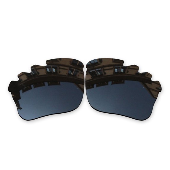 Vonxyz Stealth Black Polarized Lenses Replacement for Oakley Flak Jacket XLJ Vented Sunglass