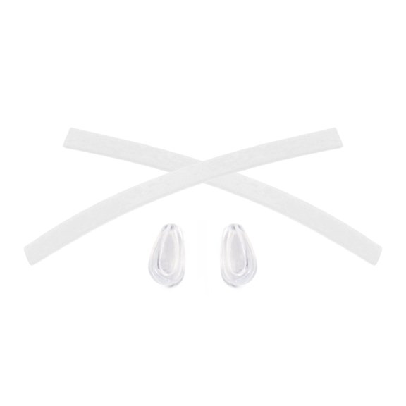 Vonxyz White Replacement Earsocks Nosepieces Rubber Kits for Oakley Tincup OX3184 Glasses