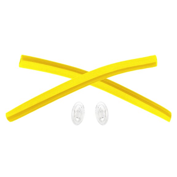 Vonxyz Yellow Replacement Earsocks Nosepieces Rubber Kits for Oakley Square Wire 2 (2014) OO4075 Sunglasses