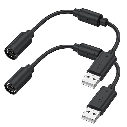 Vonzuda 2 Pack USB Breakaway Cable, USB Breakaway Cord Replacement for Logitech G920 G923 G27 G29 Driving Force Xbox 360 Controller Thrustmaster Ferrari 458 Spider Racing Wheel Cord