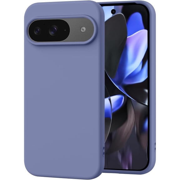 Vonzuda Case for Google Pixel 9/9 Pro 2024 6.3",Liquid Silicone Slim Full-Body Protective Phone Case Cover,Rugged Anti-Drop Shockproof Scratch Protective Case (Green)