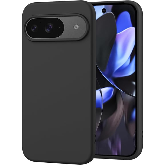 Vonzuda Case for Google Pixel 9/9 Pro 2024 6.3",Liquid Silicone Slim Full-Body Protective Phone Case Cover,Rugged Anti-Drop Shockproof Scratch Protective Case (Green)