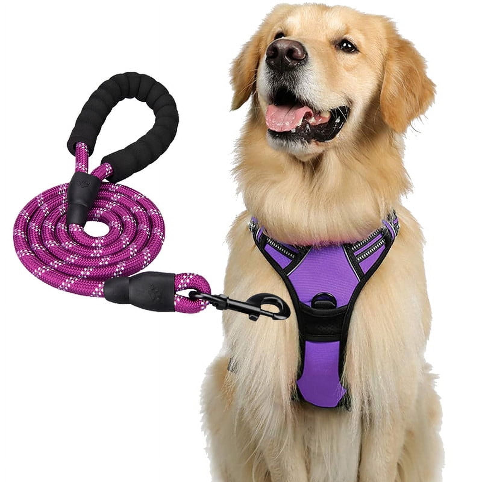 Vonzuda Dog Harness and Leash Combo, No Pull Dog Harness Adjustable