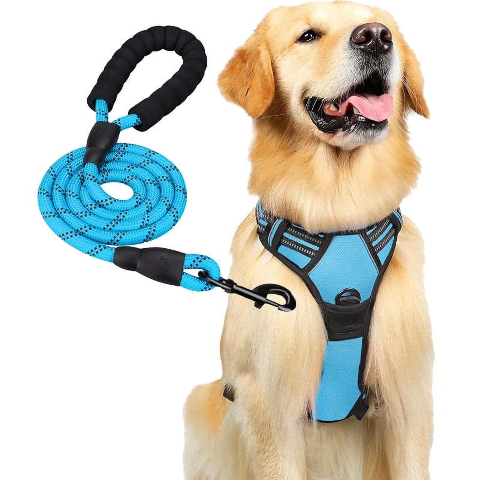Vonzuda Dog Harness and Leash Combo, No Pull Dog Harness Adjustable