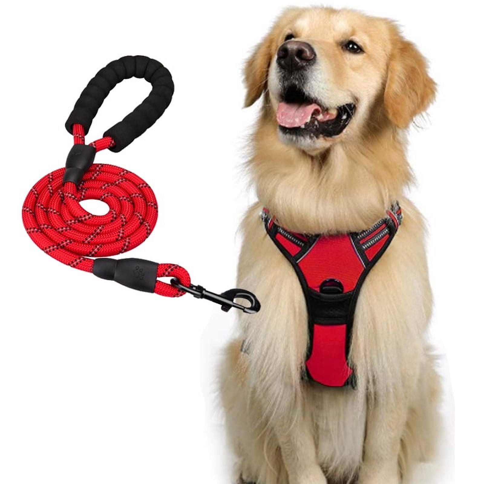 Vonzuda Dog Harness and Leash Combo, No Pull Dog Harness Adjustable