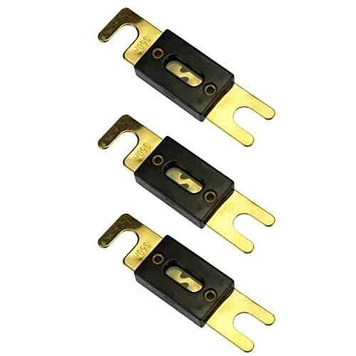 Voodoo 350 Amp Anl Inline Fuse Car Audio For Fuse Holder (3 Pack)
