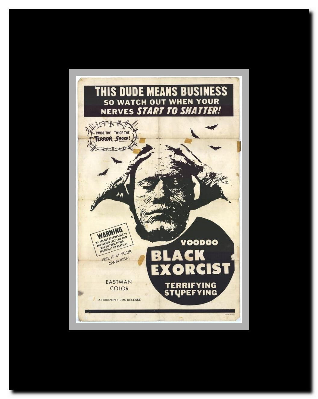 Voodoo Black Exorcist Framed Movie Poster