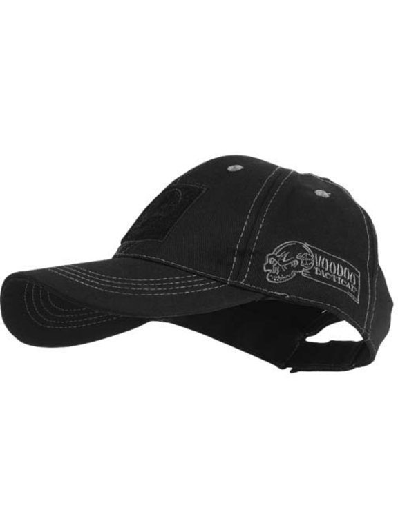 Classic Cap w/ Removable Flag Patch - Mens, Black/Gray, One Size