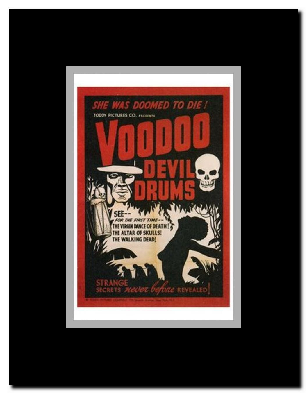 Voodoo Devil Drums Framed Movie Poster