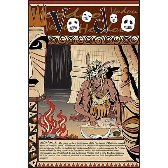 Voodoo-Fine Art Canvas Print (20" x 30")