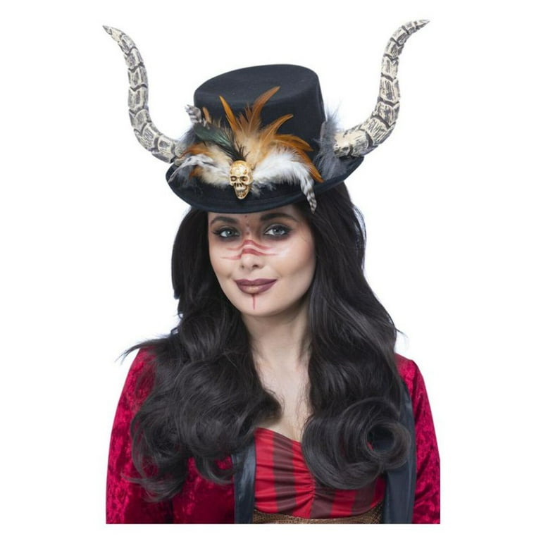Voodoo Horn Hat Adult Brown Voodoo Horn Hat Adult Brown
