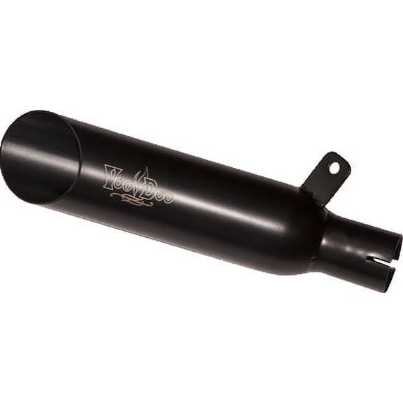 Voodoo Industries Shorty Slip-On Exhaust Single - Black VEGSXR1K5B