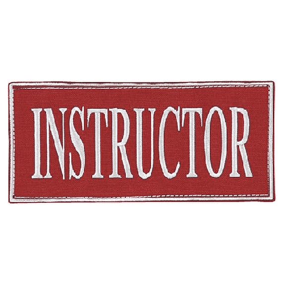 Voodoo Instructor Patch, Red -