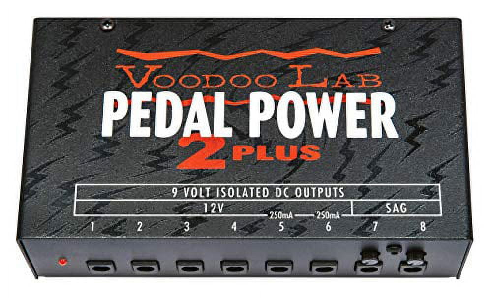 Voodoo Lab Pedal Power 2 Plus Isolated Power Supply - Walmart.com