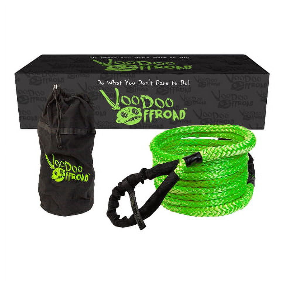 Voodoo Offroad 2.0 Santeria Series 3/4in x 30 ft Kinetic Recovery Rope ...