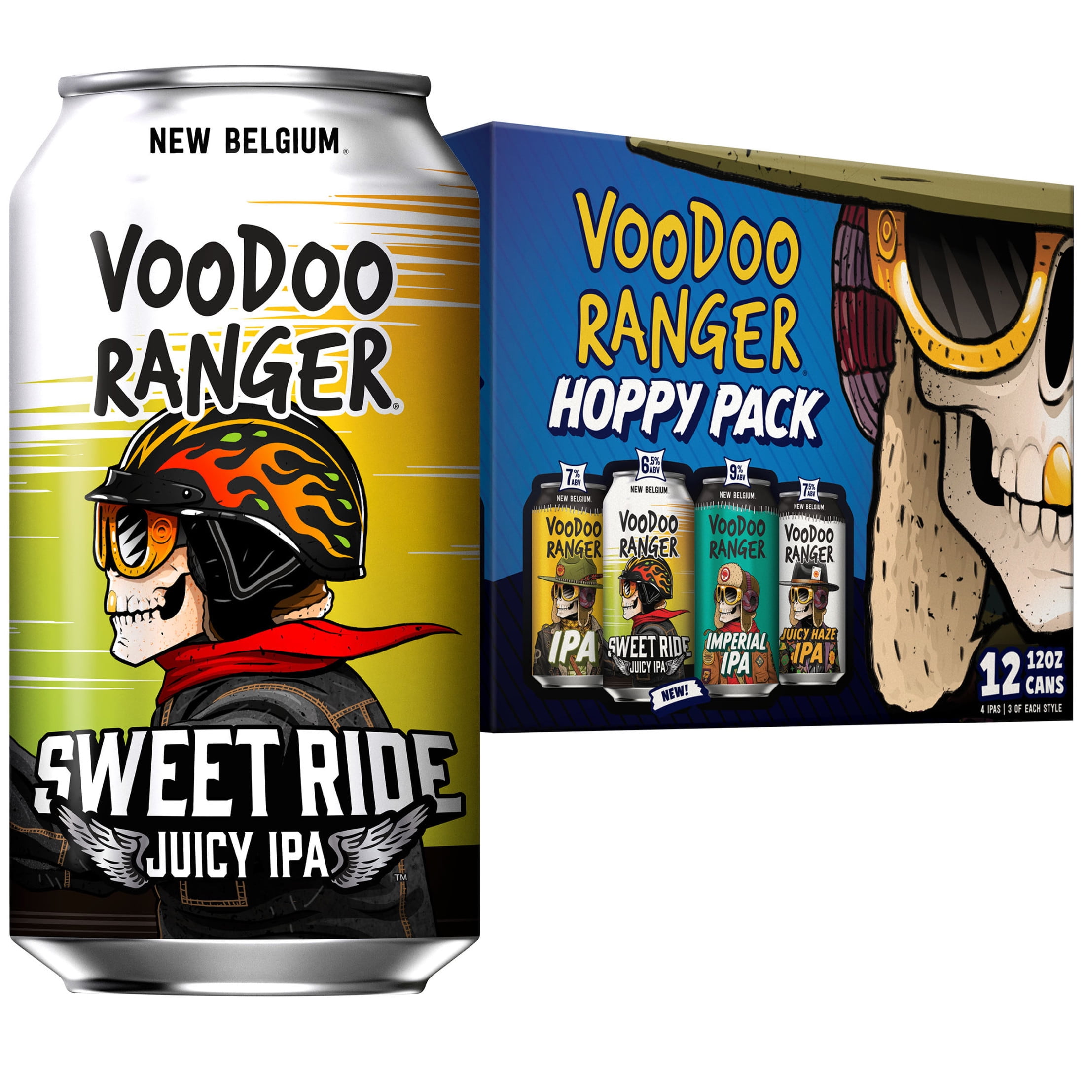 Voodoo Ranger Hoppy IPA Variety Pack Craft Beer, 12 pack, 12 fl oz