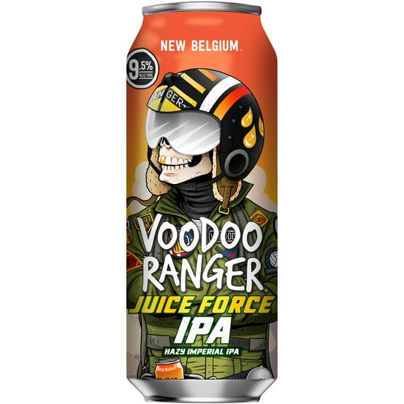 Voodoo Ranger Juice Force Hazy Imperial IPA Craft Beer, 19.2 fl oz Can, 9.5% ABV