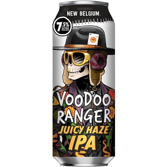 New Belgium Juicy Haze IPA Craft Beer 19.2 fl oz Can 7.5% ABV Tropical ...