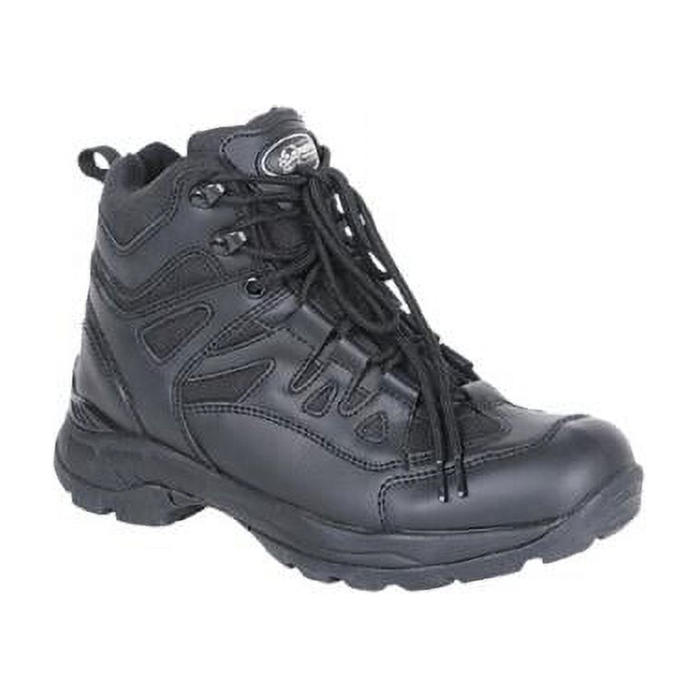 Black Leather Voodoo Tactical Size 6 Lace Up High Top Combat Boots VOODOO TACTICAL BOOT W/ZIPPER-BLACK – 92Yankee Military  main image 2