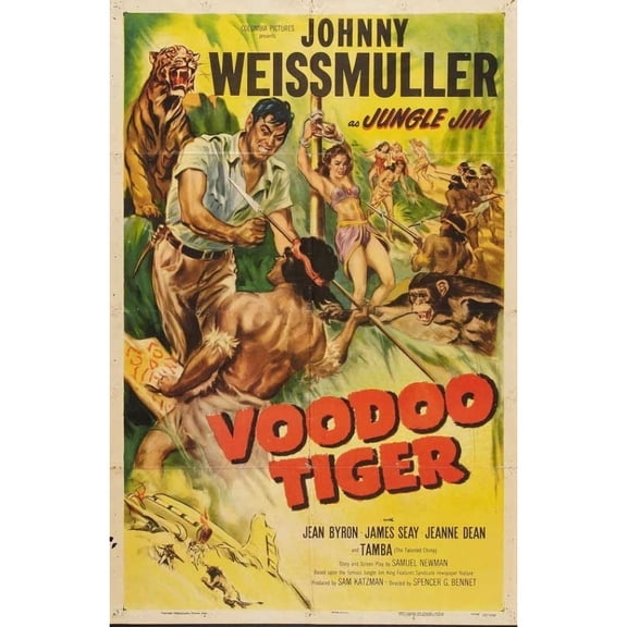 Voodoo Tiger Movie Poster (11 x 17)