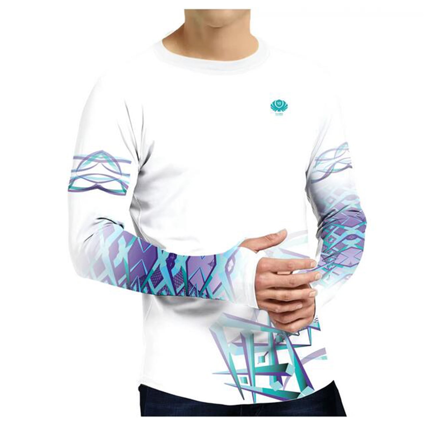 Voofly UPF50+ Sun Shirts for Men Long Sleeve UV SPF Protection