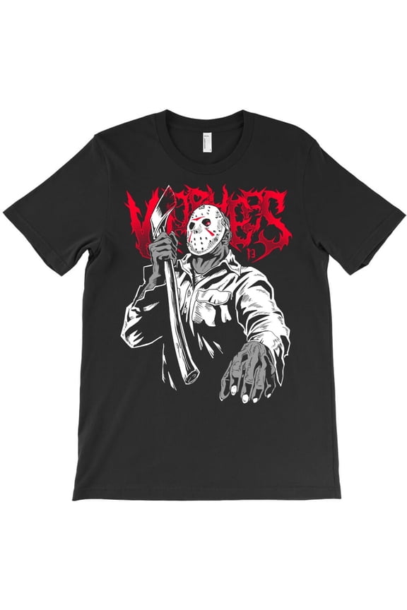 Voorhees Heavy Metal Parody Funny 80s Slasher Horror Movie Music Fan H33217 Unisex T-Shirt, Up to 5XL Available