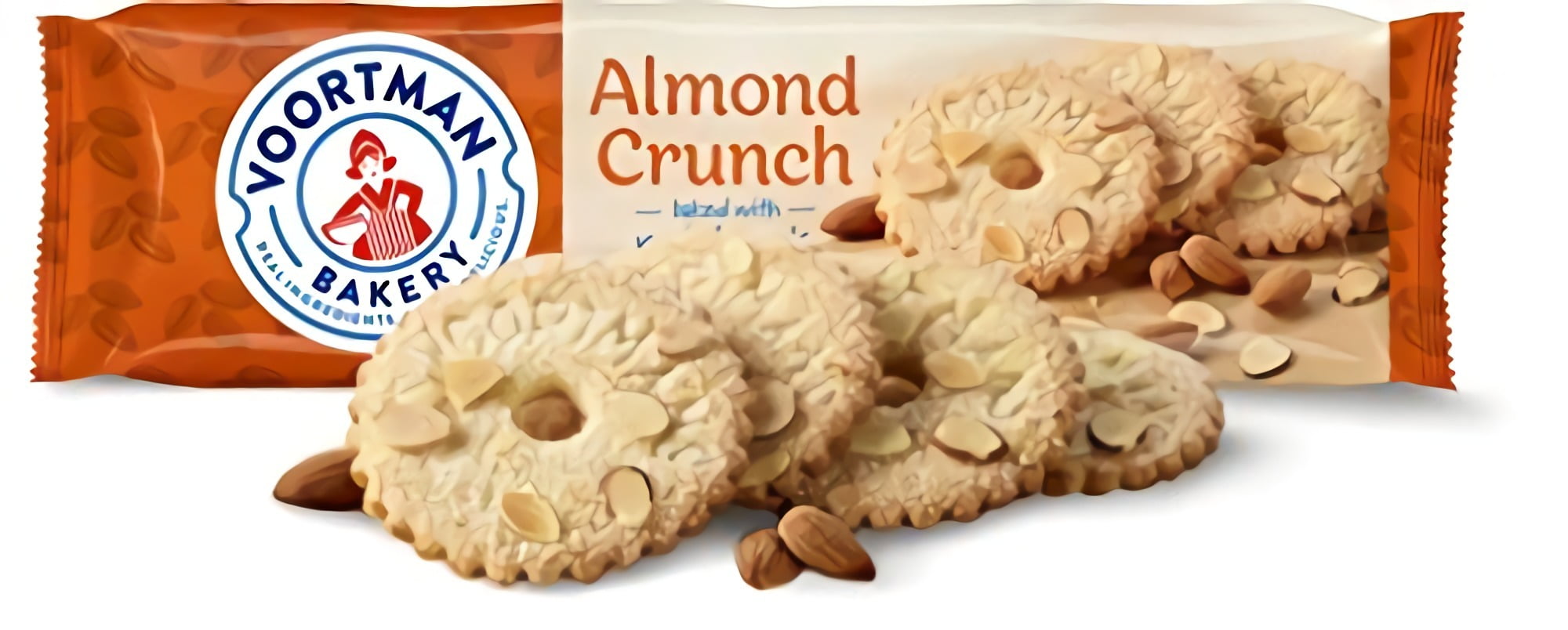 Voortman Almond Crunch Cookie (12 pack)7.93 ounce