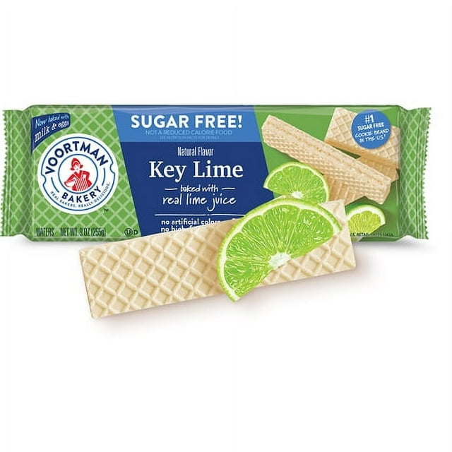 Voortman Key Lime Sugar Free Wafers Cookies