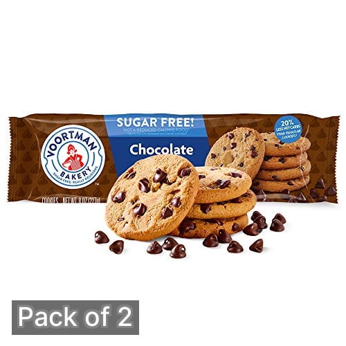 Voortman Sugar-Free Chocolate Chip Cookies (Pack of 2)