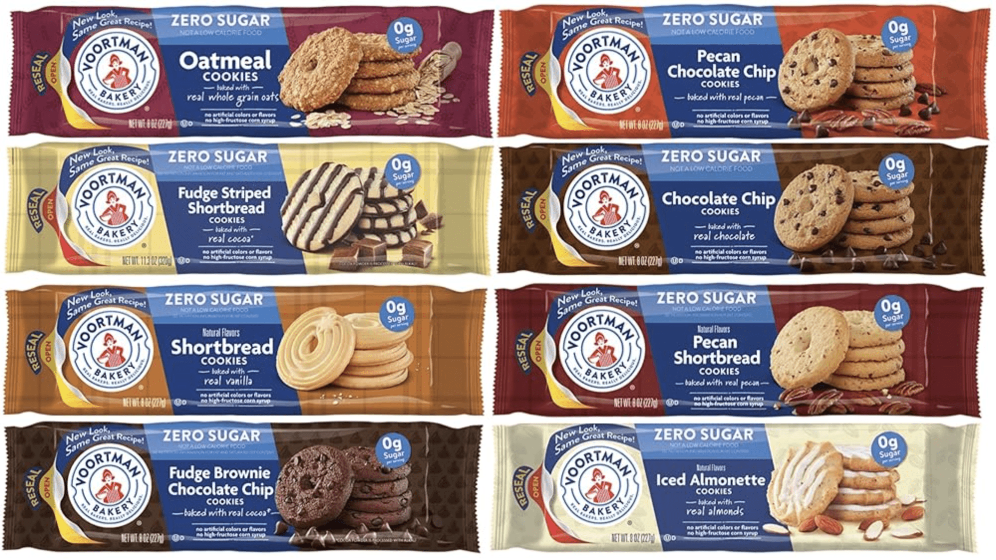 Voortman Sugar Free Cookie Variety - 8 Packs