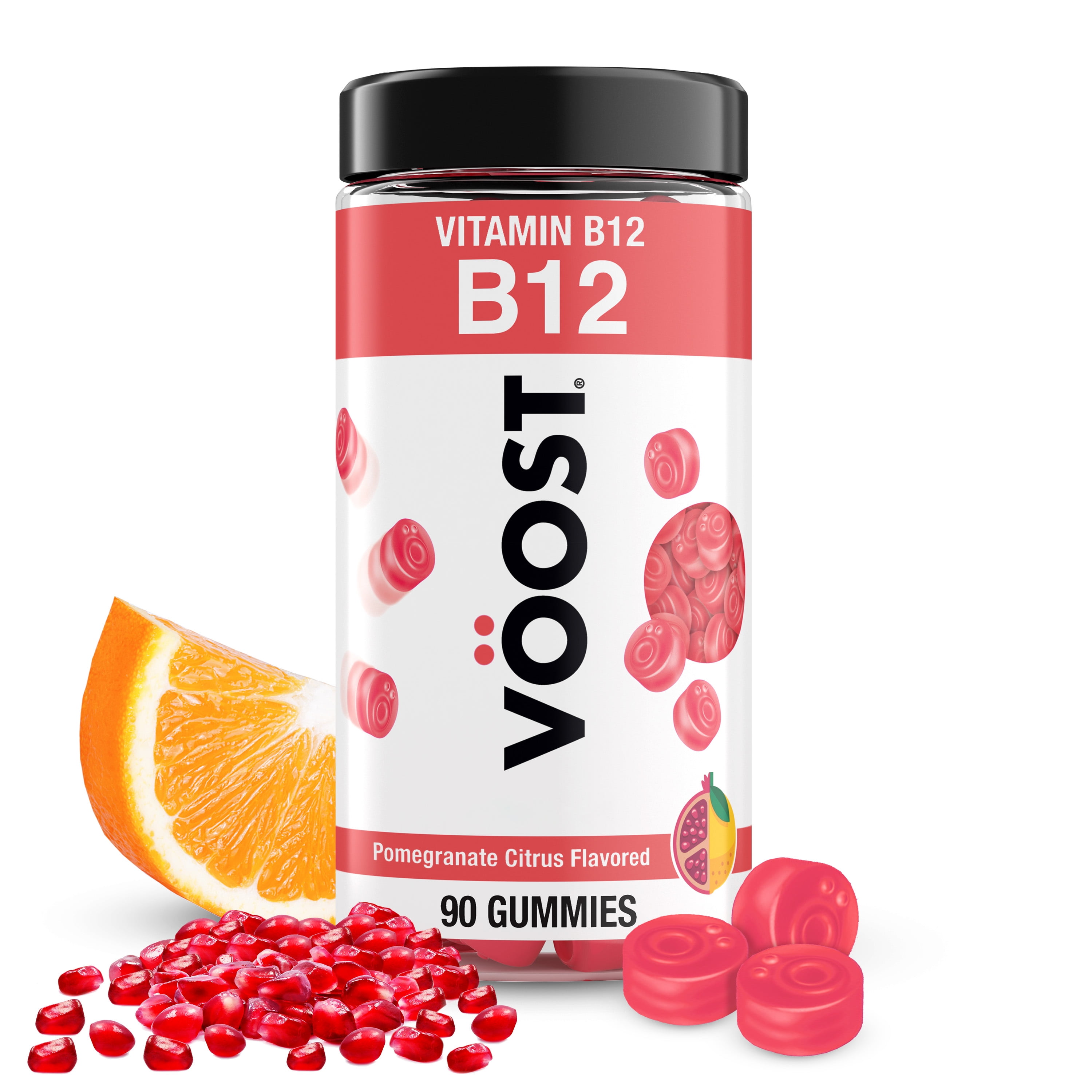 Voost Vitamin B12 Gummies, Daily Vitamin with 500mcg Vitamin B12