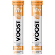 Voost Women's Multivitamin Effervescent Vitamin Drink Tablet, Orange Guava Flavor, 40 Ct