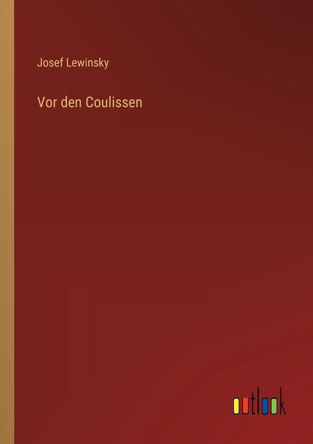 Vor den Coulissen, (Paperback)