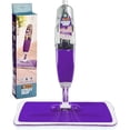 thumbnail image 1 of Clnez Floor Spray Mop Included Refillable 700Ml Capacity Bottle and Reusable Machine Washable Microfiber Pad, 1 of 9