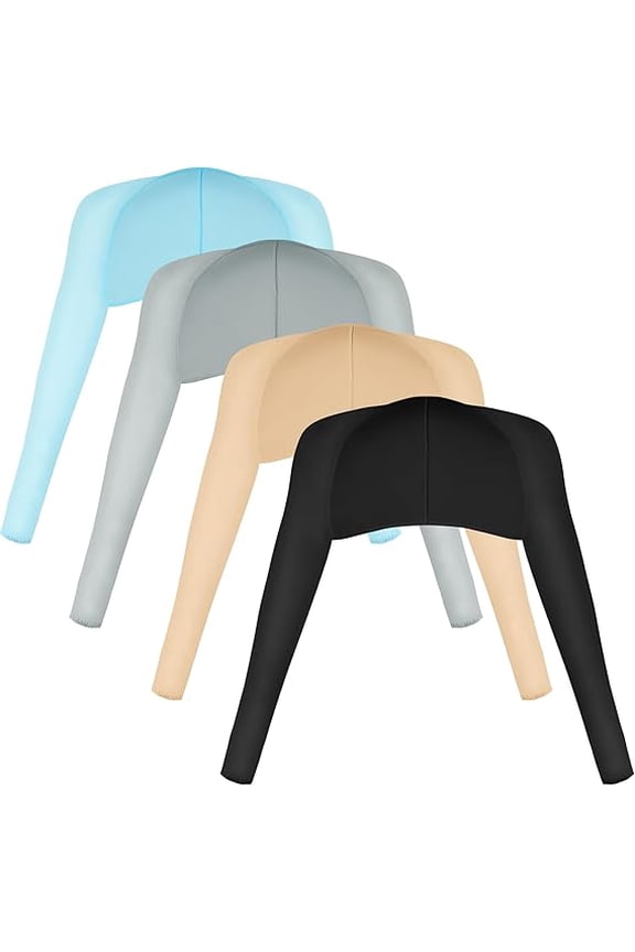 4 Pieces Cooling Shawl Golf Cooling Shawl Arm Sleeve Sun Protection Golf Shrug for Women Men Outdoor Sports