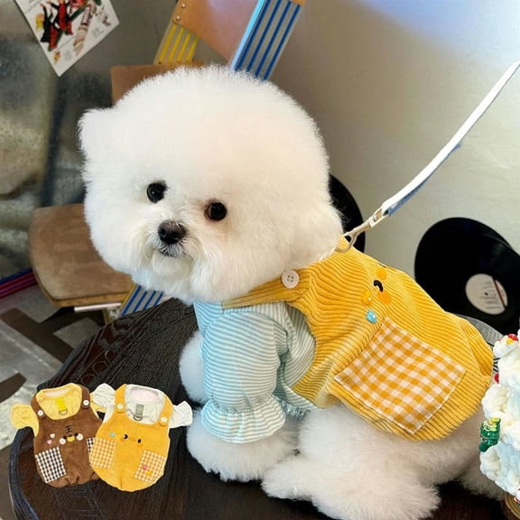 Vorkoi Adorable Pet Clothes for Cats & Small Dogs - Charming Spring & Autumn Wear