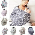 thumbnail image 1 of Vorkoi Car Seat Canopy Breastfeeding Cover - Multi Use Baby Stroller and Carseat Cover, Breastfeeding Covers, Boys and Girls Shower Gifts, 1 of 5