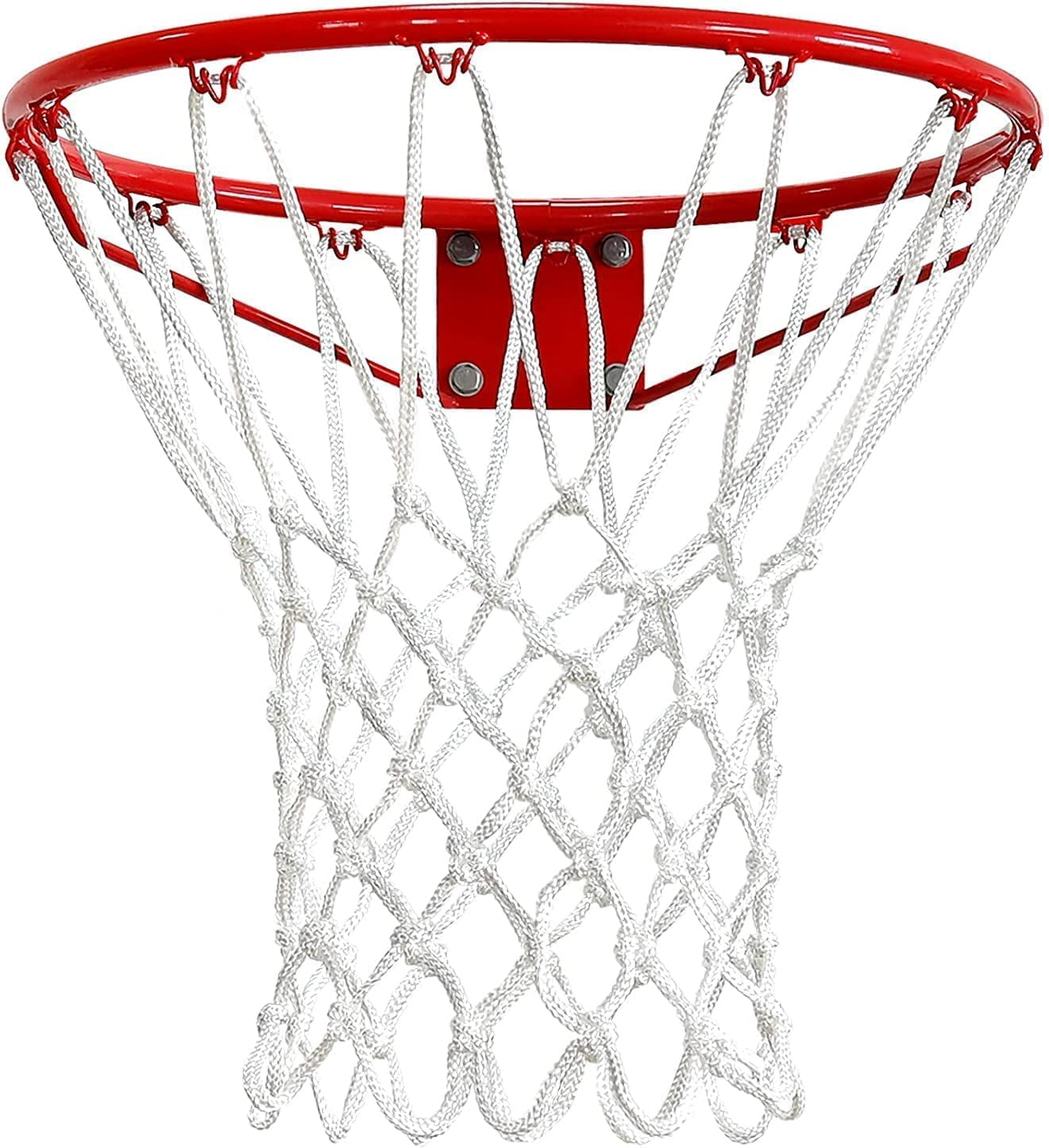 Vorkoi Basketball Net, White Nylon Polyester, 21 inches, Easy Install ...