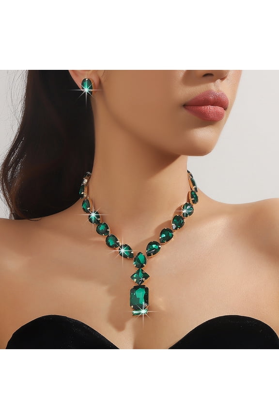 Multicolored Crystal rihinestone Necklace for Women, Celestial Harmony Enchanting Crystal Choker for Women Sparkling Rhinestone Crystal Necklace - Colorful Statement Jewelry for Women