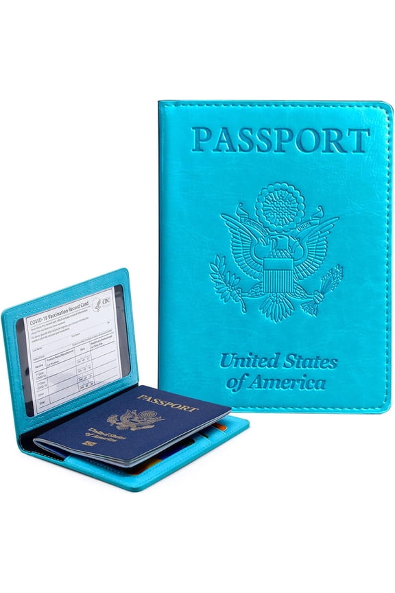 Passport Holder Cover Wallet Case RFID Blocking Leather Card Slot Travel Accessories Documents Organizer Protector for Women Men