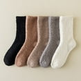 thumbnail image 1 of Vorkoi Womens Mens Fuzzy Socks Fleece Fluffy Cabin Plush Warm Sleep Soft Cozy Winter Adult Socks, 1 of 4
