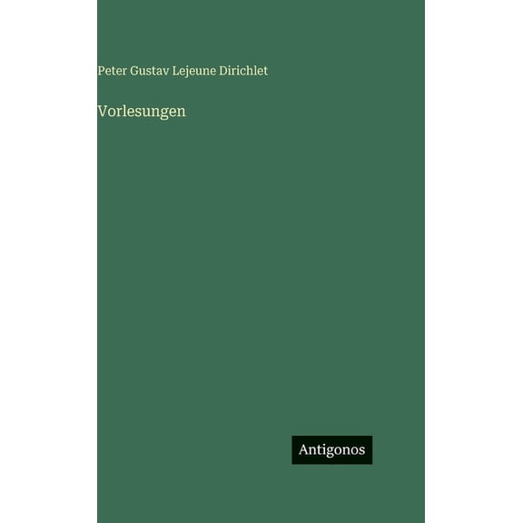 Vorlesungen, (Hardcover)