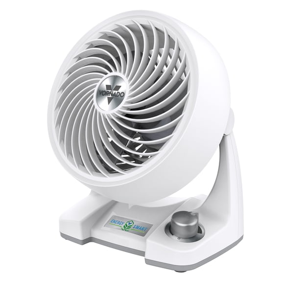Vornado 133DC Energy Smart Compact Air Circulator Fan with Variable Speed Control, White