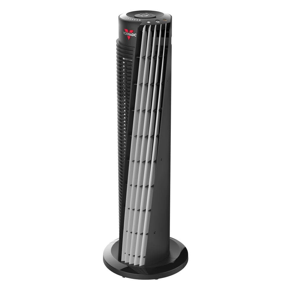 Vornado 154 Whole Room Air Circulator Tower Fan, 32", Black