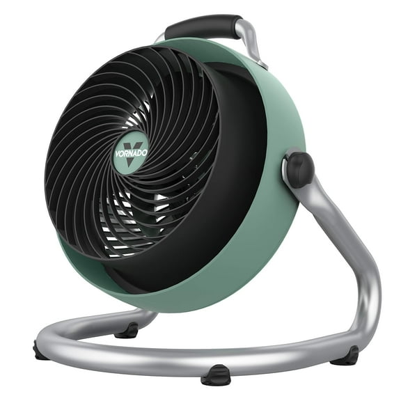 Vornado 293 Large Heavy Duty Air Circulator Shop Fan, Green, 16 In.