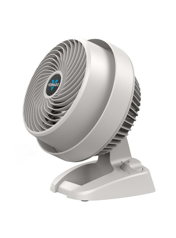 Vornado 530 Compact Whole Room Air Circulator Fan, 7", Linen White