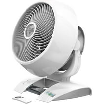 Vornado 6303DC Smart Whole Room Air Circulator Fan with Remote, Variable Speed Control, Energy Efficient, White